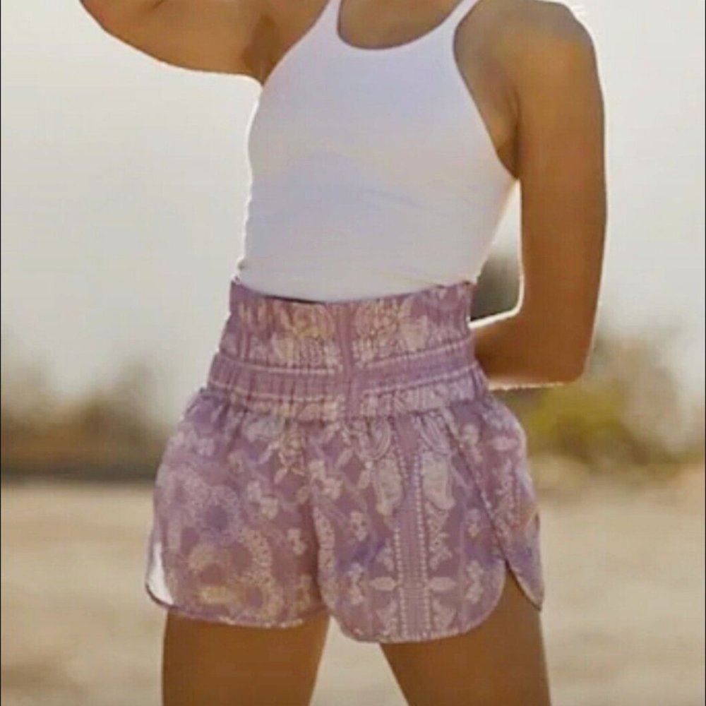Free People Movement The Way Home Printed Shorts